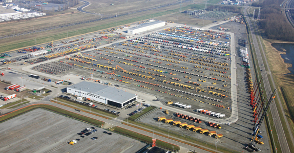 Aerial view of our Moerdijk, NLD auction site